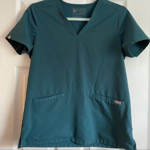 Figs Caribbean Casma Scrub Top